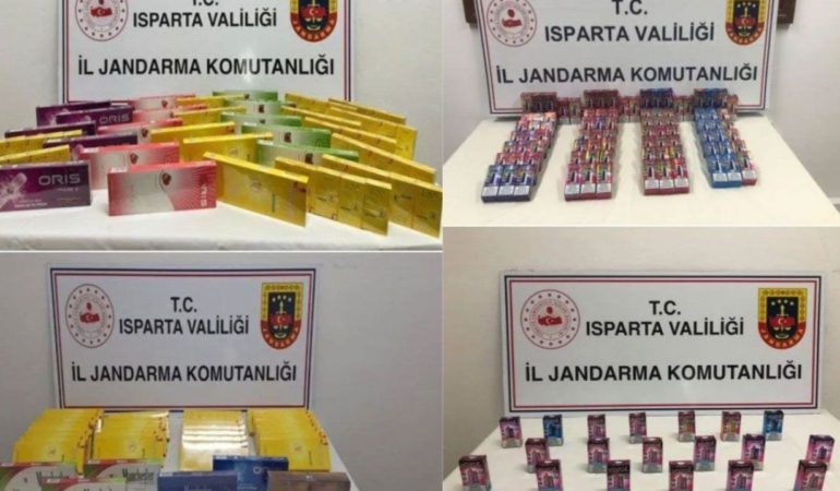 Isparta Jandarması’ndan Kaçakçılara Nefes Kestiren Operasyonlar! 3 Ayda 12 Darbe, 15 Gözaltı!