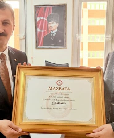 Isparta Ticaret Borsası’nda Hüdai Şahin Dönemi Resmileşti: Yeni Hedefler Belirlendi!