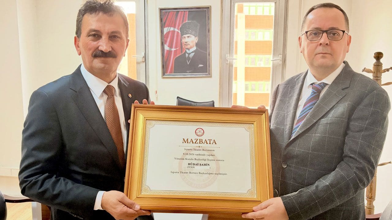 Isparta Ticaret Borsası’nda Hüdai Şahin Dönemi Resmileşti: Yeni Hedefler Belirlendi!
