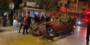 Isparta’da Korkunç Kaza: Cip Ters Döndü, 2 Yaralı!