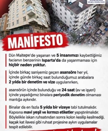 Isparta’da ‘Maltepe Benzeri’ Felaket Uyarısı: Yüzlerce Bina Çöküş Bekliyor Mu?