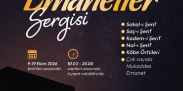 Isparta’dan Manevi Bir Yolculuk: Kutsal Emanetler Sergisi’ne Ücretsiz Ulaşım İmkanı!