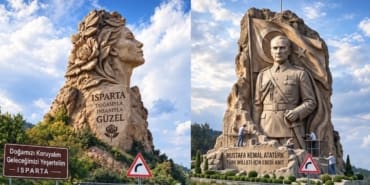 Isparta’nın Giriş Kapısı Değişiyor Mu? Sav Yolu’ndaki Kayalıklara Çarpıcı Tasarım Önerisi!
