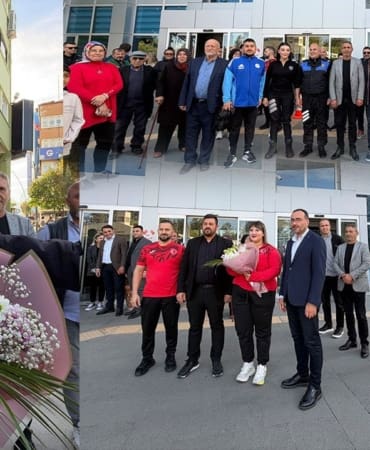 Isparta’nın Gururu Fatmagül Çevik’e Şampiyonlar Gibi Karşılama: Avrupa Altını Güllerle Kutlandı!