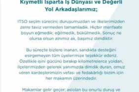 ITSO Seçimi Sonrası Yunus Karabulut’tan Net Mesaj: ‘İlkeli Duruş ve Güçlü Birlik Vurgusu!’