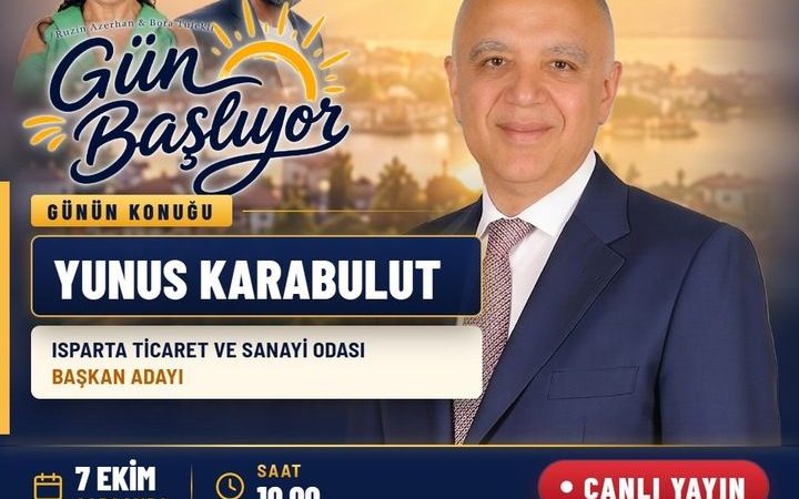 ITSO Seçiminde Kritik Viraj: Başkan Adayı Yunus Karabulut ‘Gün Başlıyor’da Canlı Yayına Çıkıyor!
