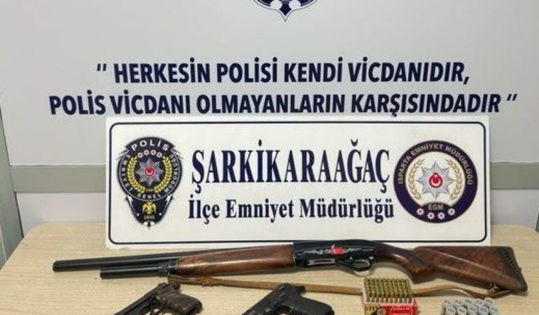 Şarkikaraağaç Sanayi Sitesi’nde Şok Baskın! Silah Kaçakçılarına Büyük Darbe