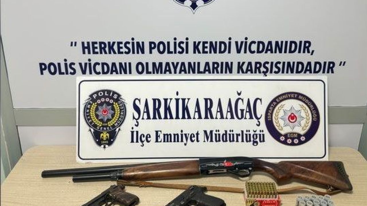 Şarkikaraağaç Sanayi Sitesi’nde Şok Baskın! Silah Kaçakçılarına Büyük Darbe
