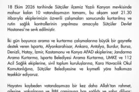Yazılı Kanyon’da Gerilim Dolu Kurtarma Operasyonu: Tüm Gönüllüler Kurtarıldı, Acı Haber Geldi!