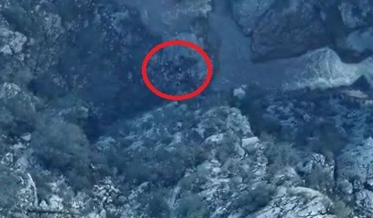 Yazılı Kanyon’da Nefes Kesen Anlar: Drone Kamerası Mahsur Kalan Gönüllüleri Böyle Görüntüledi!